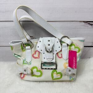 Xhilarations Y2K Mini Purse with Hearts Buckle NWT